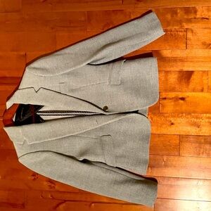 Tweed Light Blue Blazer